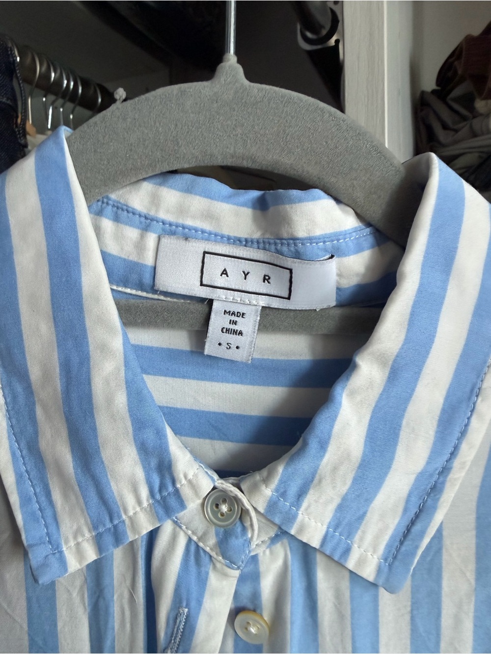 AYR The Plunge Pool Blue & White Stripe - Picture 4 of 5